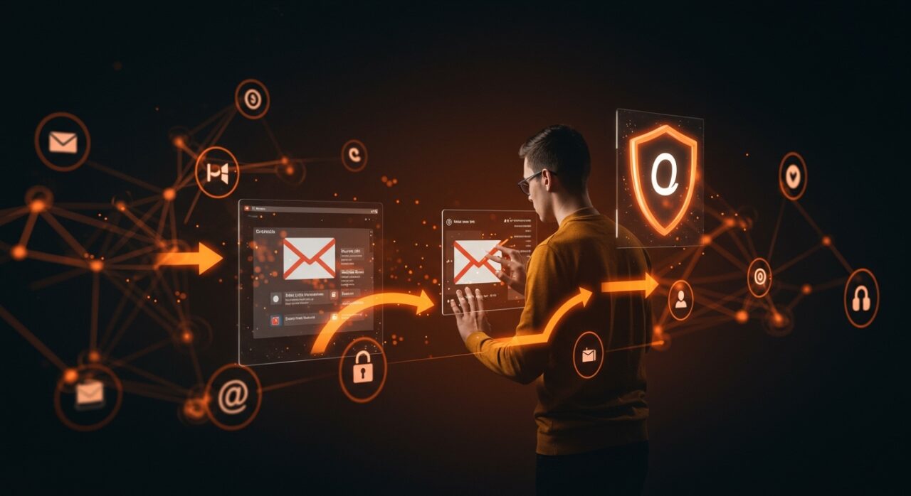Automatización y seguridad en gestión de emails empresariales con integración segura en Gmail y Microsoft 365 para startups.