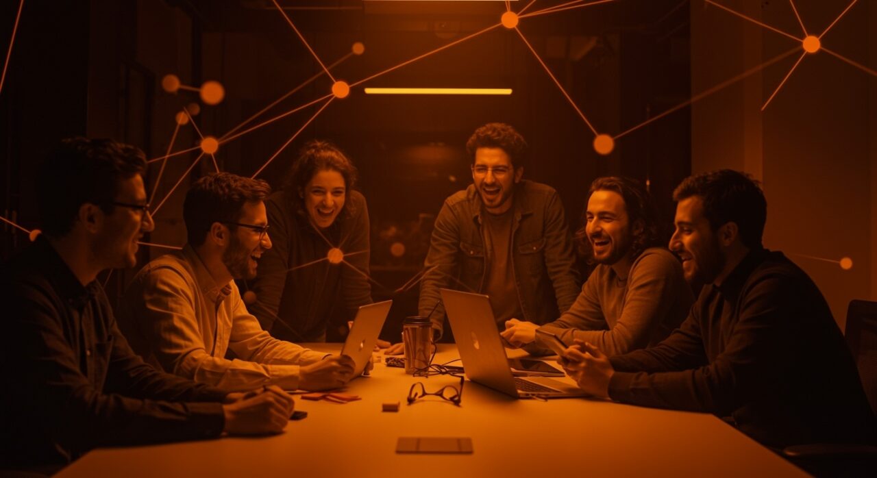 Fundadores de startups colaborando en Bizkaia en el hub B Founders Club, impulsando innovación y crecimiento del ecosistema emprendedor.