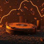 Robot doméstico Roomba simbolizando la bancarrota de iRobot y las lecciones para startups de hardware en tendencias de mercado.