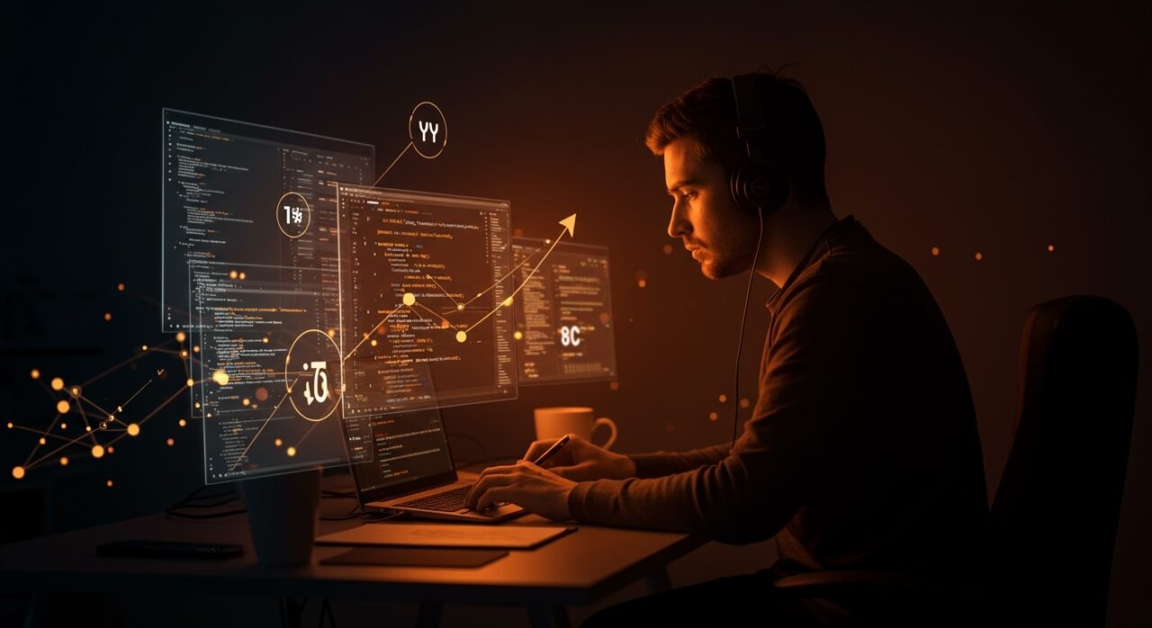 Developer relations engineer trabajando en autenticación open source con TypeScript en startup tecnológica YC X25.