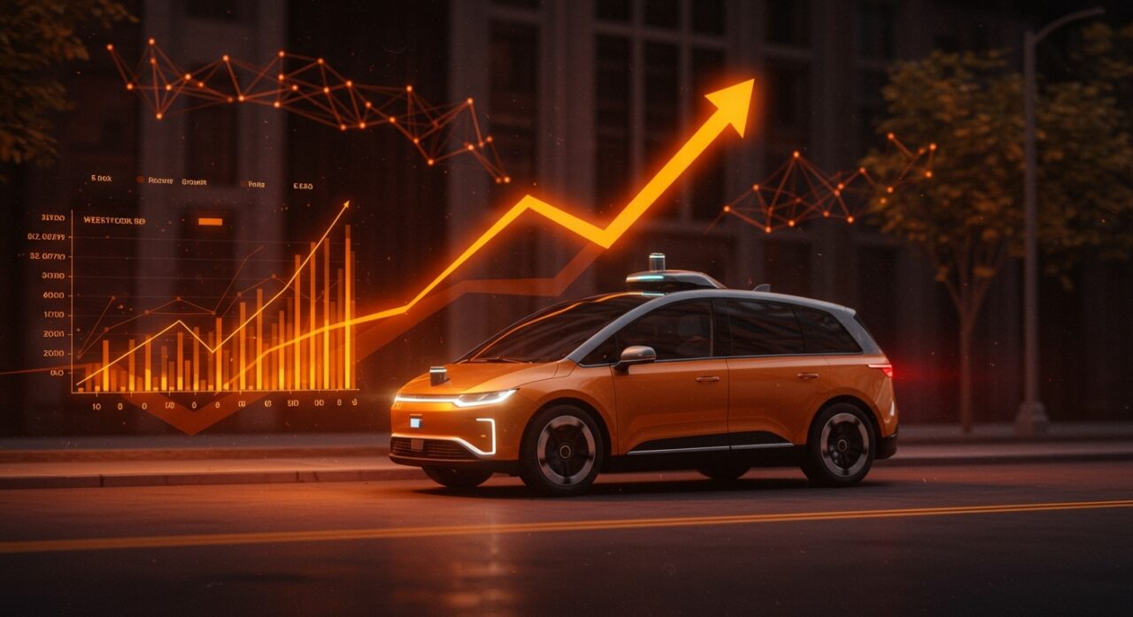 Robotaxi autónomo Waymo en crecimiento récord con elementos de movilidad autónoma e inversión tecnológica en EE.UU.