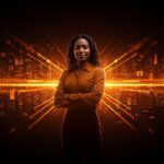 Marissa Mayer's startup Dazzle receiving $8M funding led by Forerunner, symbolizing investment and tech innovation in the startup ecosystem.