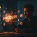 Fundador SaaS analizando firmas digitales ECDSA en blockchain para seguridad y tecnología Web3.