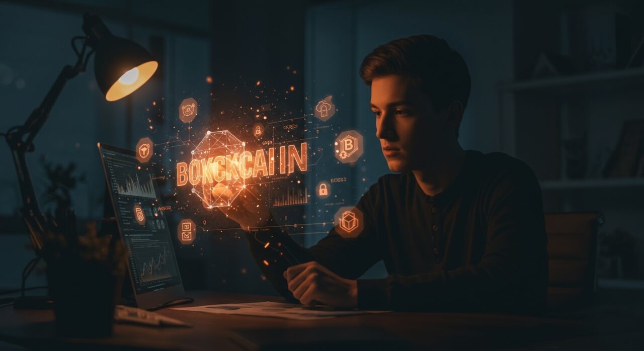 Fundador SaaS analizando firmas digitales ECDSA en blockchain para seguridad y tecnología Web3.