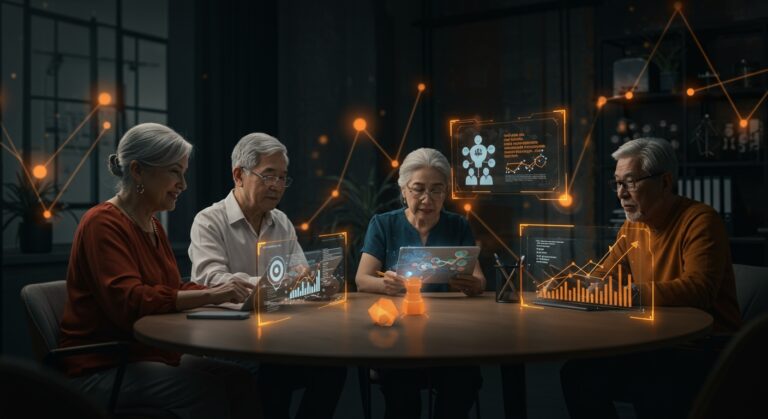 Startups chilenas innovando en la economía plateada con telemedicina, alfabetización digital y finanzas para adultos mayores en 2025.