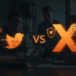 Representación visual del litigio por marcas registradas entre X de Elon Musk y una startup en el contexto de rebranding y derecho marcario.