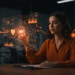 Keila Barral Masri liderando emprendimiento tecnológico en salud con IA aplicada e interoperabilidad de datos en startup latinoamericana.