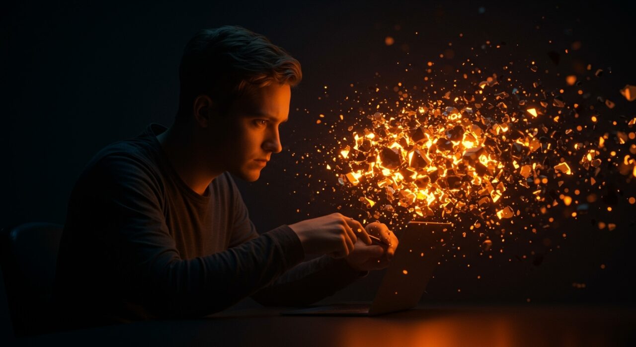 Fundador tecnológico rechazando mini-frameworks para acelerar el crecimiento de SaaS con enfoques claros y tecnológicos.