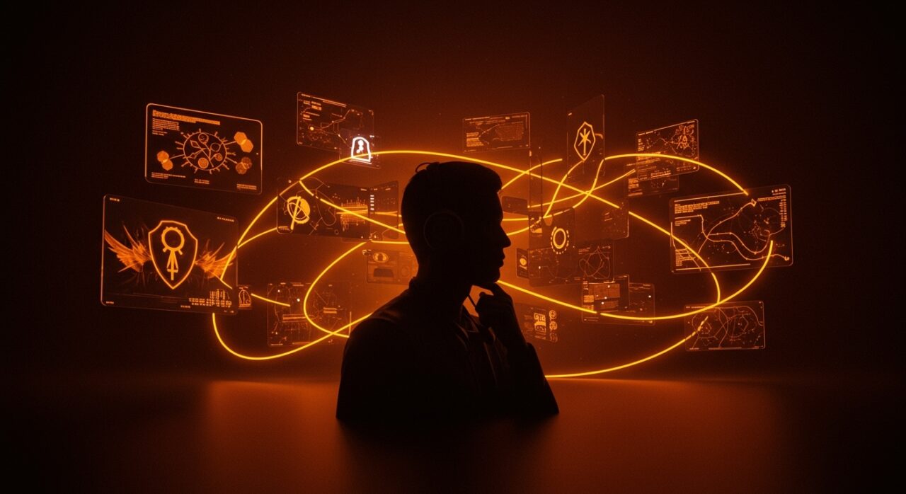 Diseño de juegos centrado en el jugador con elementos de narrativa interactiva inspirados en Fallout y Planescape Torment.