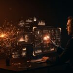 Automatización de auditorías con inteligencia artificial en sector público y privado, destacando innovación y transformación digital.