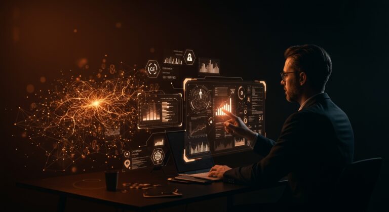 Automatización de auditorías con inteligencia artificial en sector público y privado, destacando innovación y transformación digital.