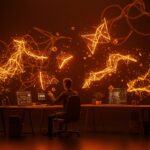 Visualización 3D con IA aplicada usando Gaussian splatting, destacando técnicas de machine learning y deep learning para startups tecnológicas.