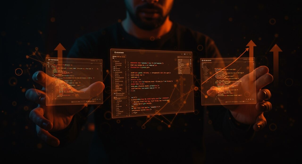 Comparativa visual de los lenguajes de programación Go, Rust y Zig para tecnología y desarrollo de software en 2025.