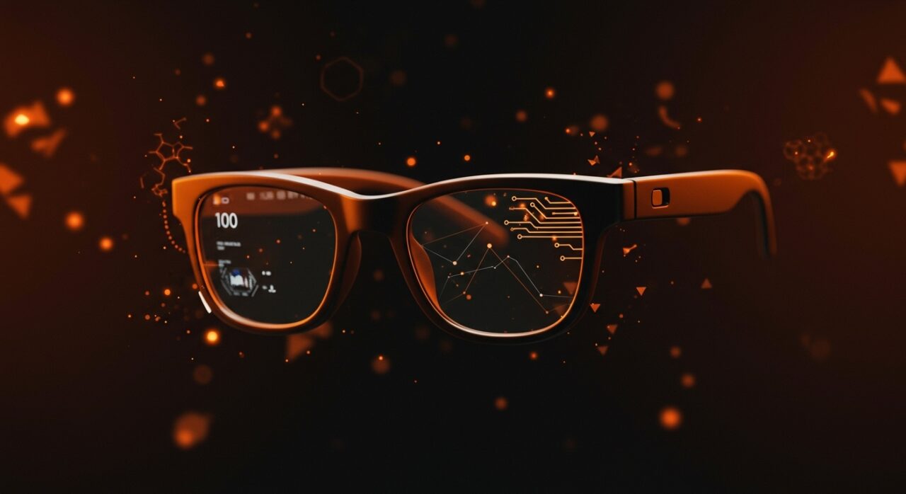 Gafas inteligentes de Google con IA y Android XR, destacando innovación en tecnología wearable y hardware emergente en 2026.