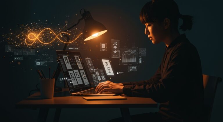 Herramientas de aprendizaje japonés con IA y tecnologías EdTech innovadoras para la educación automatizada.