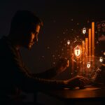 Investigaciones y tendencias en ciberseguridad destacadas en 2025 para founders tech de LATAM, representación visual abstracta de seguridad informática.