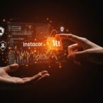 Interfaz digital futurista mostrando precios dinámicos con IA aplicada en retail tech y regulación tecnológica en startups de LATAM.