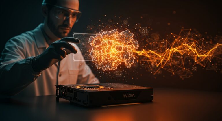 Predicción y diseño de proteínas acelerado por IA aplicada y GPU NVIDIA para innovación en biotecnología startup.