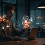 Founder integrando agentes de IA en SaaS con Ruby on Rails asegurando seguridad y automatización.