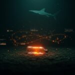 Botella plástica encontrada en la Fosa de las Marianas destacando el impacto ambiental y la innovación sostenible en tecnología y ciencia.