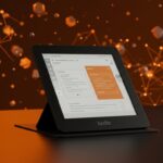 Kindle Scribe 2025 con pantalla a color y escritura digital mejorada, destacando IA aplicada en tecnología de consumo.