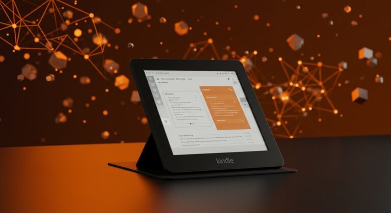 Kindle Scribe 2025 con pantalla a color y escritura digital mejorada, destacando IA aplicada en tecnología de consumo.