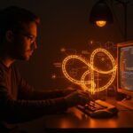 Chris Sawyer creando RollerCoaster Tycoon destacando innovación tecnológica y diseño de producto en el desarrollo de juegos.