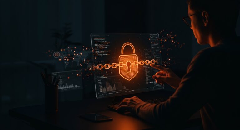 Lockfiles ilustrados como SBOMs en la gestión segura de dependencias para SaaS, con enfoque en seguridad y cadena de suministro de software.