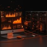 Mac Studio con Thunderbolt 5 y RDMA en entorno tecnológico, representando hardware avanzado para IA aplicada en startups.