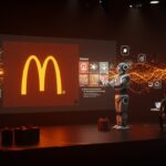Imagen editorial de IA aplicada en publicidad de McDonald's durante la temporada navideña, ilustrando tendencias y oportunidades para startups en marketing digital.