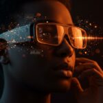 Gafas inteligentes de IA de Meta amplificando voces en tiempo real para mejorar la interacción conversacional en tecnología wearable.