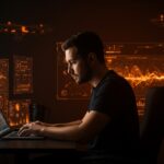 Fundador tecnológico utilizando modelos IA open source adaptables y eficientes para edge en dispositivos como laptops y drones.