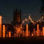 Modelo económico de la Universidad de Duke mostrando inversiones y gestión financiera para educación superior y startups.