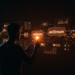 Visualización editorial de resiliencia en arquitecturas SaaS con NATS y JetStream, mostrando riesgos de pérdida de datos y soluciones en sistemas distribuidos.