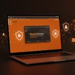 Nook Browser en macOS destacando privacidad, navegador open-source con compatibilidad para extensiones Chrome y opciones de IA opt-in.