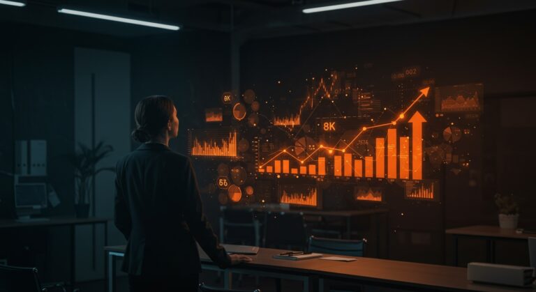 Denise Dresser nombrada Chief Revenue Officer en OpenAI, simbolizando el impacto en la estrategia de ingresos y tecnología de inteligencia artificial.