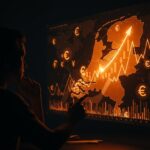 Visual conceptual de impuestos a ganancias no realizadas en Países Bajos enfocando finanzas internacionales y movilidad global para startups y expatriados.