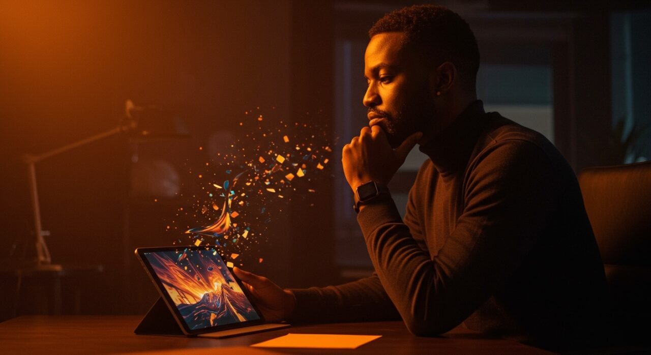 Cierre de la app Panels de MKBHD representado por un fundador tech reflexionando sobre aprendizajes y oportunidades en el ecosistema startup.