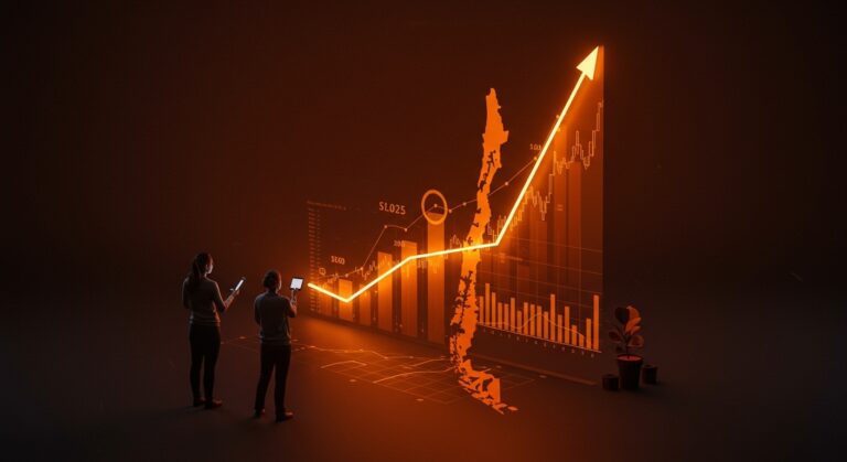 Proyección del crecimiento del Imacec en Chile 2025 con enfoque en mercado, comercio y oportunidades para startups en servicios e industria.