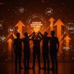 Fundadores en PTA Málaga celebrando el premio Startup Ecosystem Star 2025, símbolo de innovación y liderazgo en el ecosistema tech hispano.