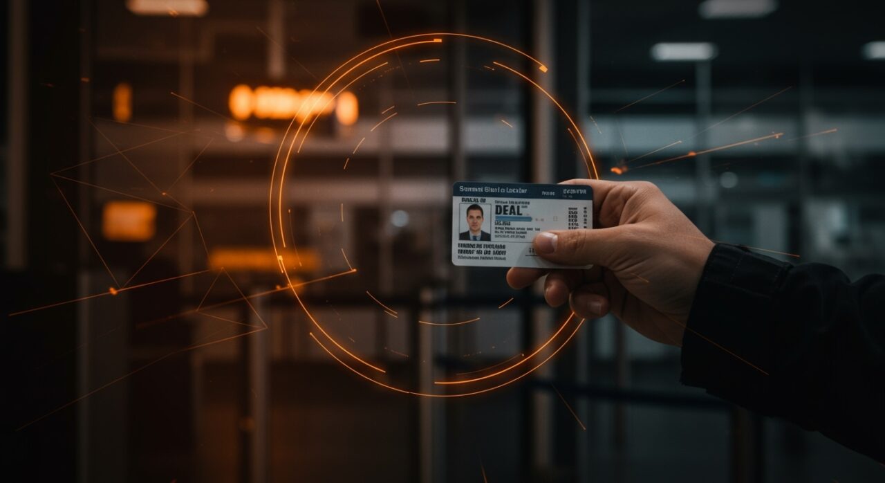 Viajero con REAL ID en aeropuerto simbolizando el requisito obligatorio para vuelos domésticos en EE.UU. desde mayo 2025.