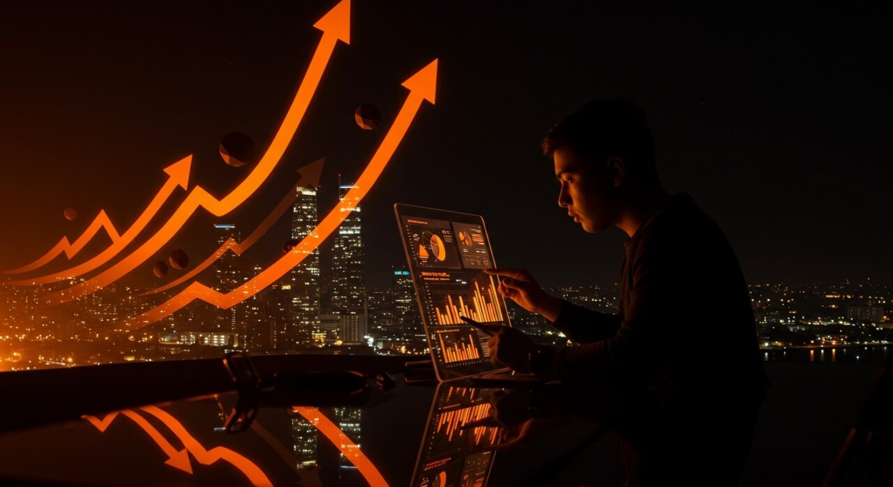 Fundador latinoamericano reflexionando sobre la cultura startup de Silicon Valley y la innovación ética en un entorno urbano digital.