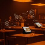 Sitio estático gratuito para restaurantes mostrando menú digital en un entorno moderno, destacando la digitalización con Localcafe Lite para emprendedores tech.