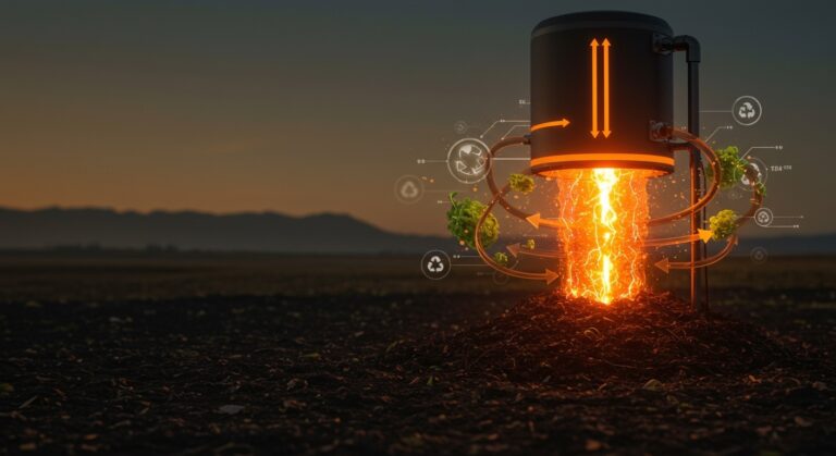Smart Reactor chileno automatizando la transformación de residuos orgánicos en regeneración de suelos, integrando biotecnología y economía circular.