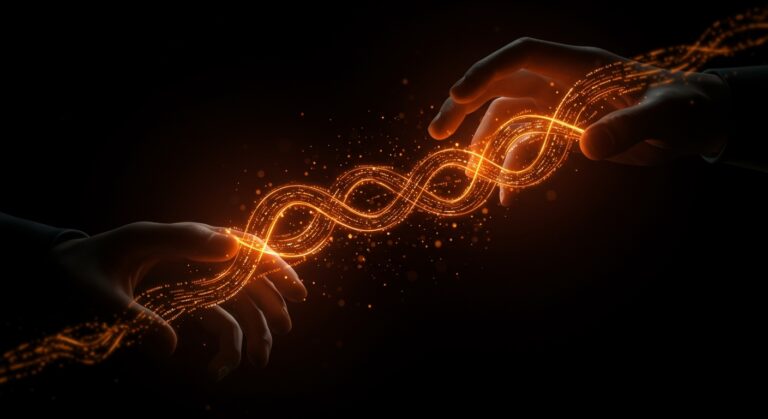 Ilustración conceptual de spinlocks y mutexes manejando concurrencia y optimización de rendimiento en programación para SaaS.