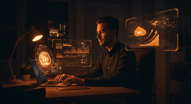 Staff Software Engineer trabajando remoto con sistemas de datos y AWS, destacando oportunidades en startups tecnológicas.