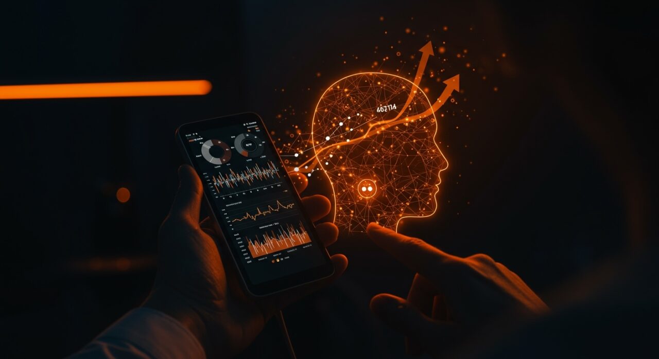 Dispositivo digital moderno para diagnóstico remoto de trastornos del sueño con elementos de inteligencia artificial e innovación en salud digital.