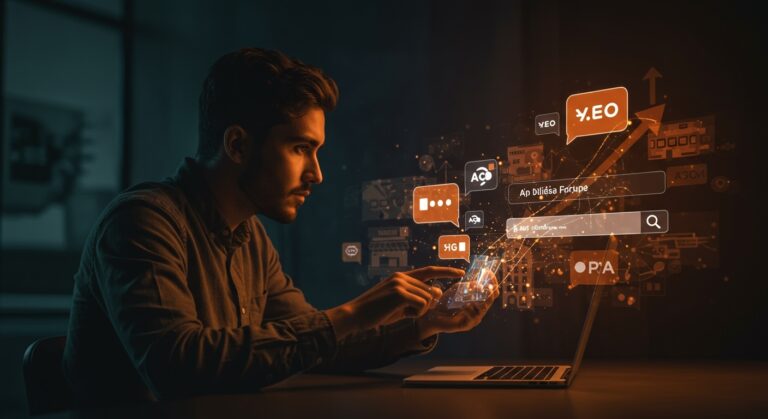 Startup chilena impulsando visibilidad en IA conversacional para pymes con SearchBrand.ai en marketing digital y optimización AEO.