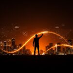 Fundador de startup dominicana trasladando operaciones a EE.UU. tras levantar venture capital, simbolizando innovación y desafíos de funding.