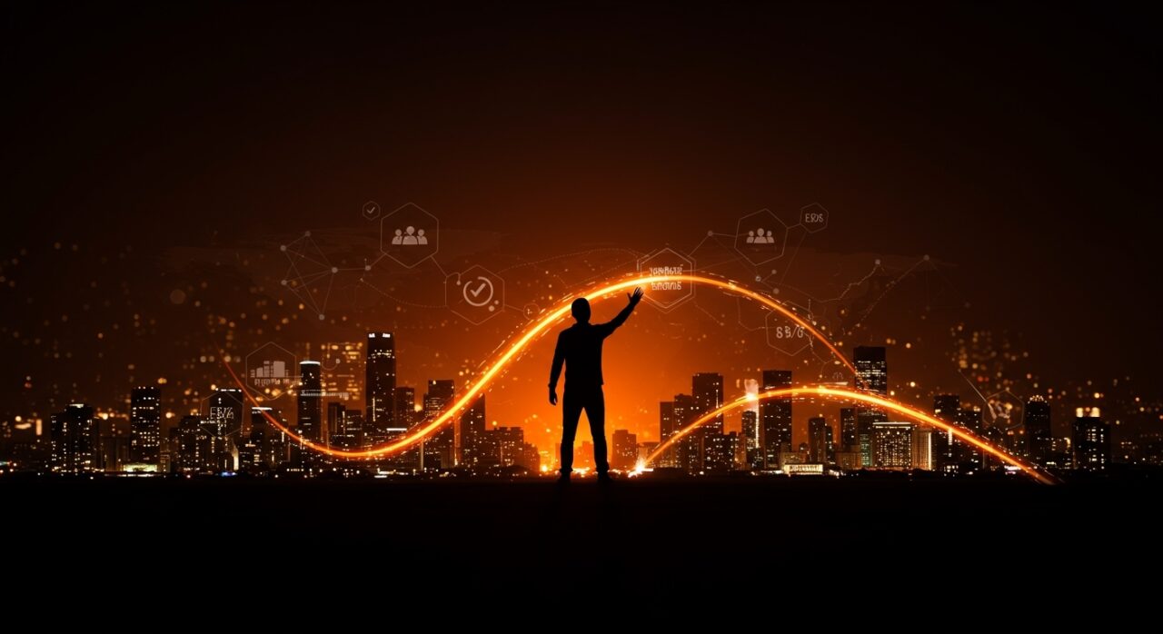 Fundador de startup dominicana trasladando operaciones a EE.UU. tras levantar venture capital, simbolizando innovación y desafíos de funding.